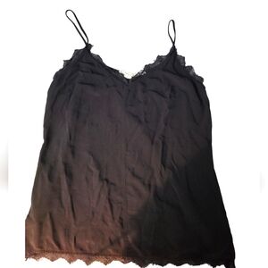 H&M cute black top size 12 us